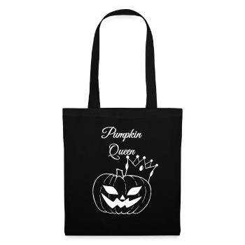 Reine de la citrouille - Sac en tissu - noir - Devant