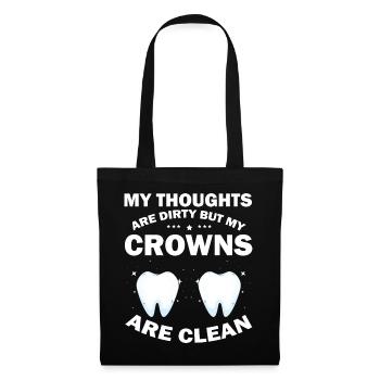 Dental Clinic and Dental Laboratory Technician Designs - Tote Bag - black - Front