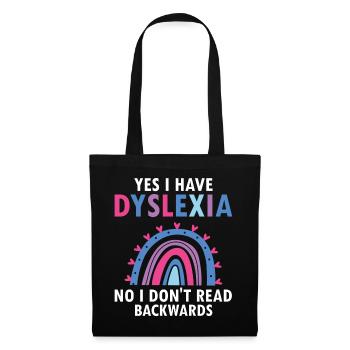 Dyslexia Therapy for Dyslexia Month - Tote Bag - black - Front