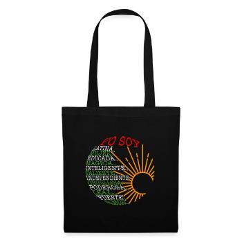 Mexicana Shirt, Yo Soy Latina Empowered Women - Stoffbeutel - Schwarz - Vorne