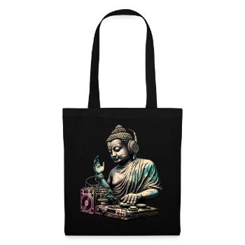 DJ Buddha - Tote Bag - black - Front
