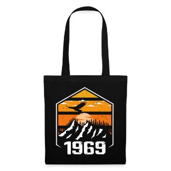 Geburtstag 1969 Jahrgang 1969 Hergestellt im Jahr 1969 - Stoffbeutel - Schwarz - Vorne