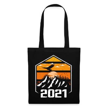 Jubiläum 2021 Jahrgang 2021 Made in 2021 - Stoffbeutel - Schwarz - Vorne