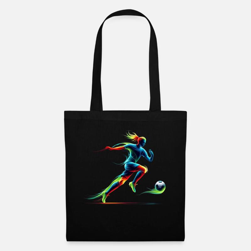 Fußball - Stoffbeutel - Schwarz