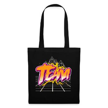 Équipe - Sac en tissu - noir - Devant