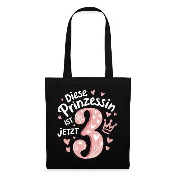Birthday Gift 3 Years Children's Birthday - Tote Bag - black - Front