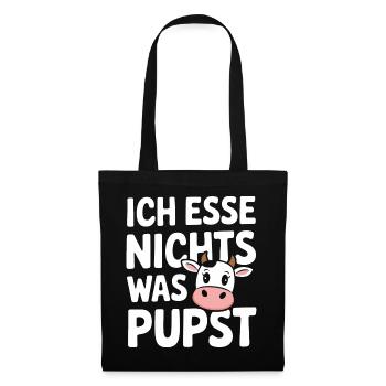 Végétarien Végétalien Végétarien Végétarien - Sac en tissu - noir - Devant