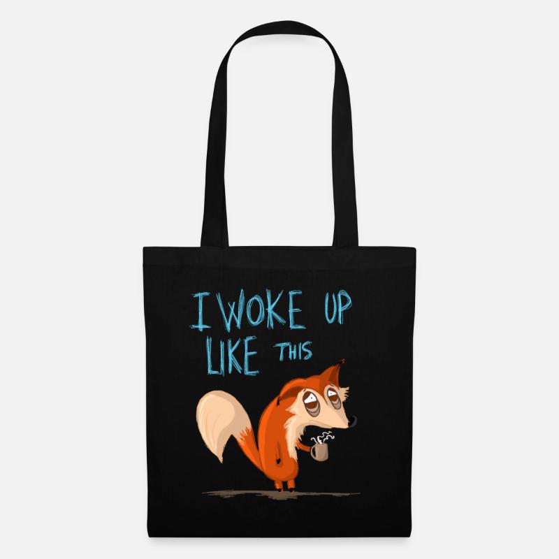 I WokeupLikeThis - Tote Bag - black