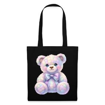 Coquette Ours Pailleté 🧸 - Sac en tissu - noir - Devant