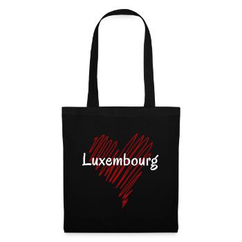 I Love Luxembourg, Luxembourg Pride - Sac en tissu - noir - Devant