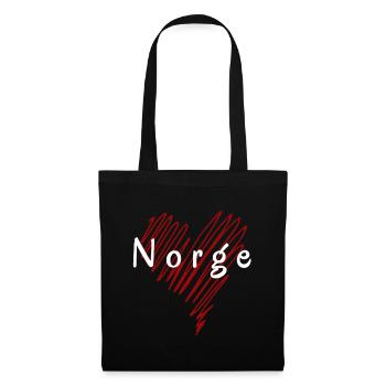 I love Norway, heart Norway - Tote Bag - black - Front