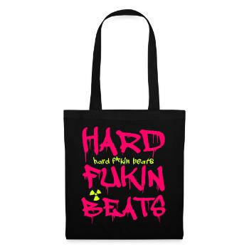 Hard Fukin Beats Graffiti Tee - Stoffbeutel - Schwarz - Vorne