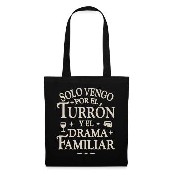Nougat et drame familial - Sac en tissu - noir - Devant