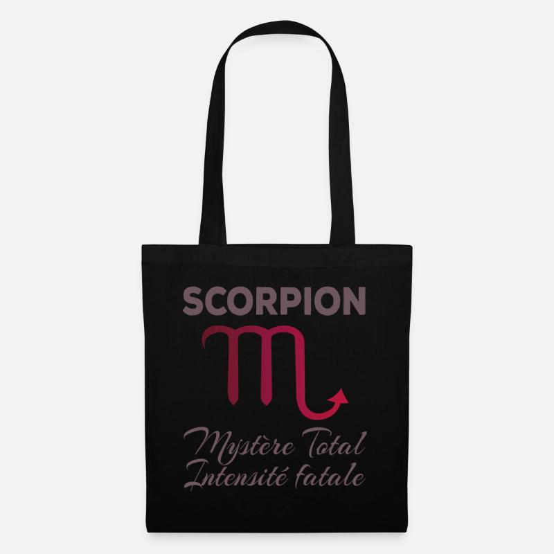 Scorpion - Sac en tissu - noir