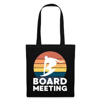 Surfing Board Meeting - Tote Bag - black - Front