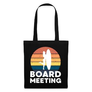 Surfing Board Meeting - Tote Bag - black - Front