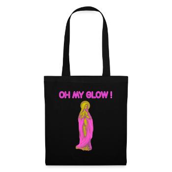 Oh My Glow Vierge Marie Auréole Or - Sac en tissu - noir - Devant