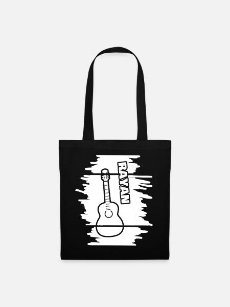 Gitarrenspielen Rayan - Stoffbeutel - Schwarz