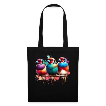Don de gouldamadine - Sac en tissu - noir - Devant