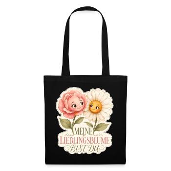 My favorite flower is you - Tote Bag - black - Front