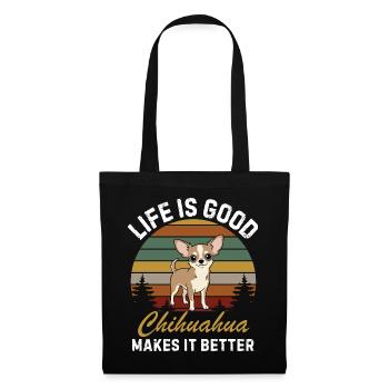 Chihuahua Dog Lover Gift for Chihuahua Mom - Tote Bag - black - Front