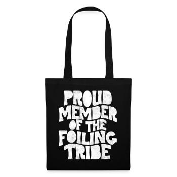 Proud Member of the Foiling Tribe - Stoffbeutel - Schwarz - Vorne