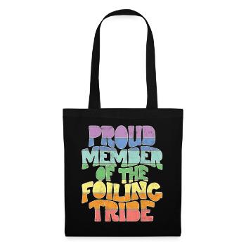 Proud Member of the Foiling Tribe - Stoffbeutel - Schwarz - Vorne