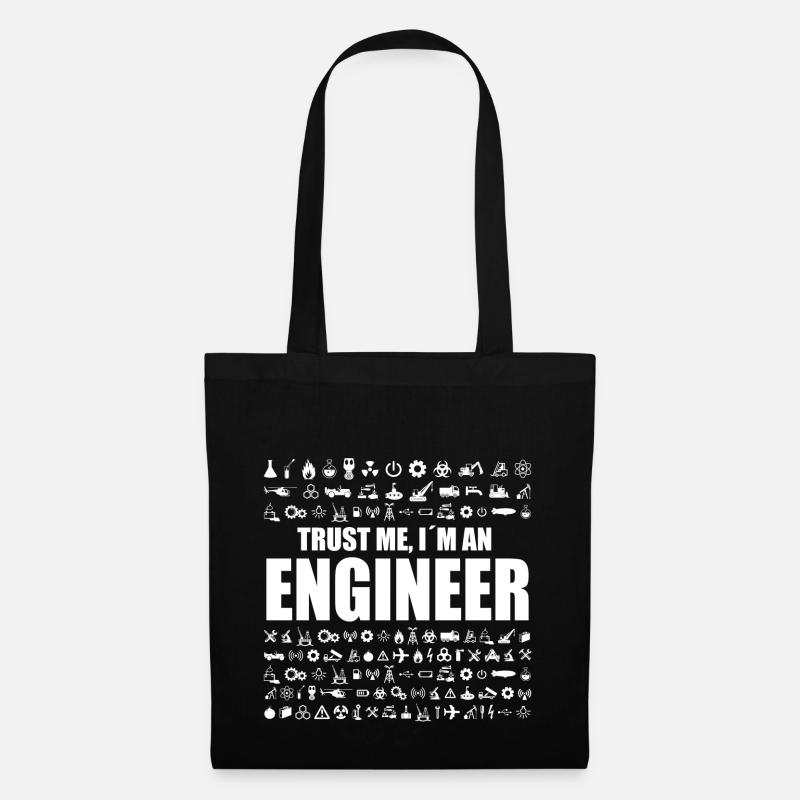 Trust Me Engineer new - Tote Bag - black