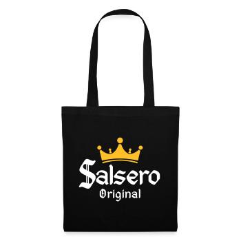Salsero Original - Salsa Dance Fashion - Stoffbeutel - Schwarz - Vorne