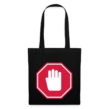 Stop - Tote Bag - black - Front