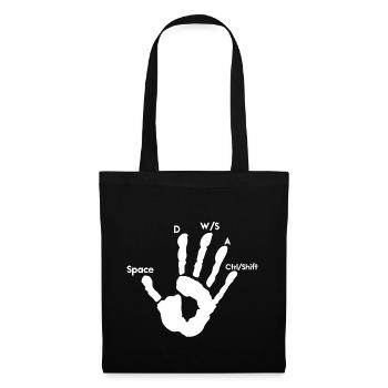 Gamer Birthday Christmas Gambling Computer Jeux - Sac en tissu - noir - Devant