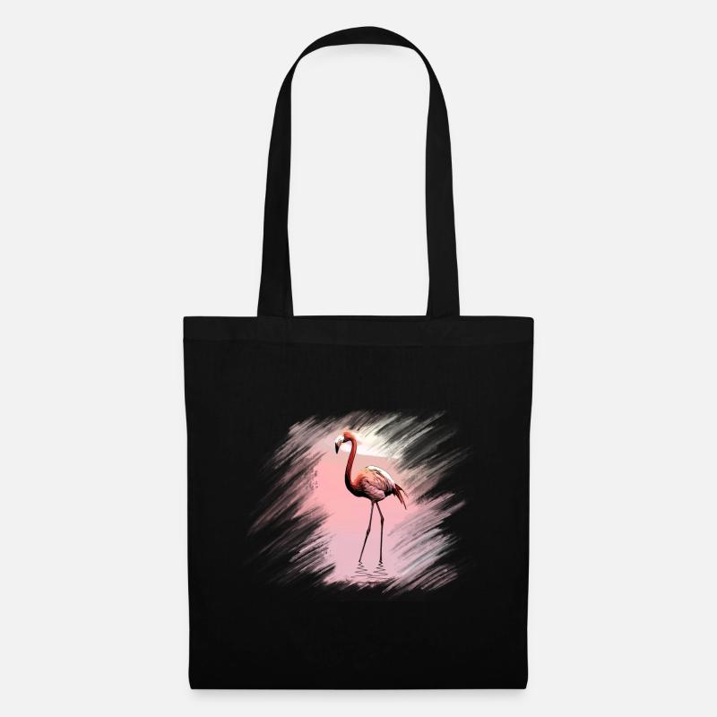 flamingo - Tote Bag - black