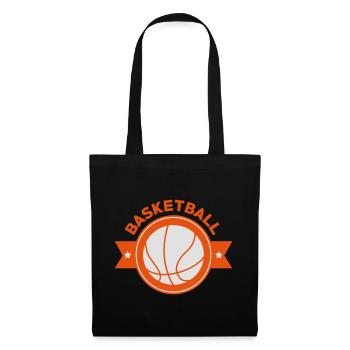 Basketball - Basket Ball - Game - Sport - Player - Sac en tissu - noir - Devant