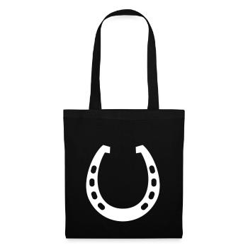 Horseshoe Horse Shirt - Tote Bag - black - Front