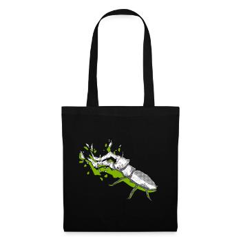 green kite - Tote Bag - black - Front