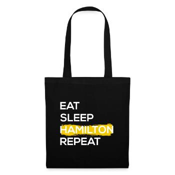 Eat Sleep Hamilton Repeat II - Tote Bag - black - Front