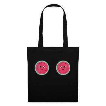 Drôles de melons - Sac en tissu - noir - Devant
