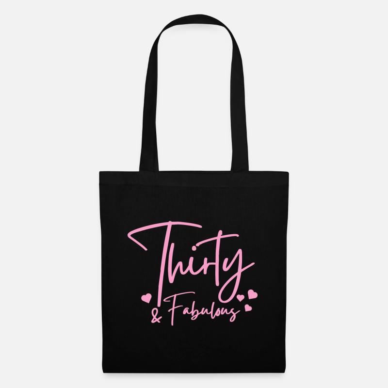 Thirty fabulous - Tote Bag - black