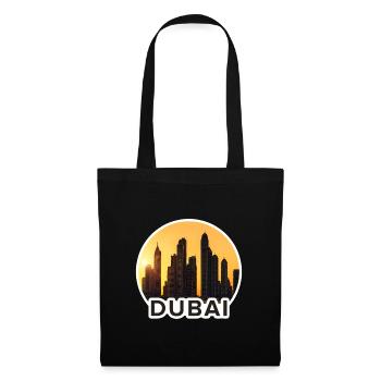 Dubai Skyline Sunset - Tote Bag - black - Front