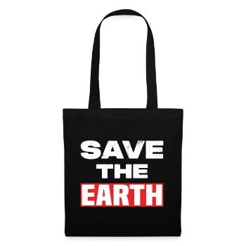 Save The Earth - Tote Bag - black - Front
