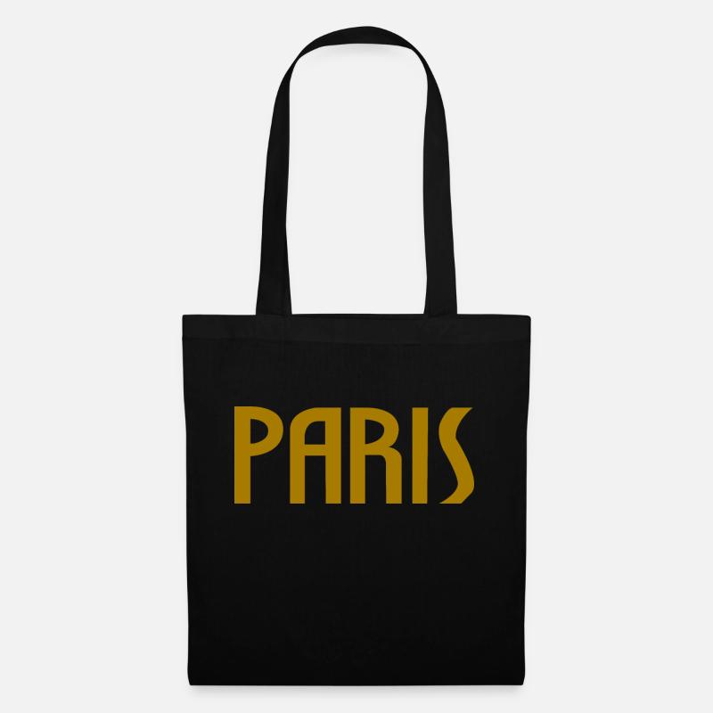 Paris - Sac en tissu - noir