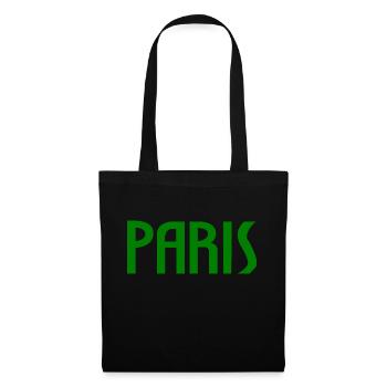 Paris - Sac en tissu - noir - Devant