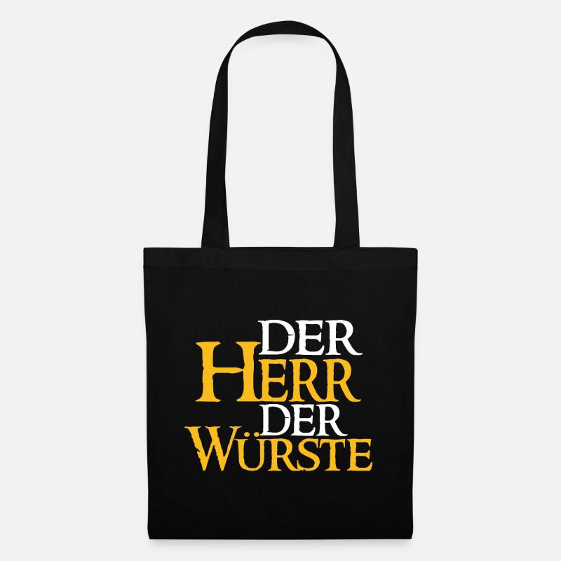 Der Herr Der Würste - Stoffbeutel - Schwarz