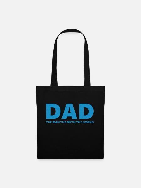 Dad Man Myth Legend - Tote Bag - black