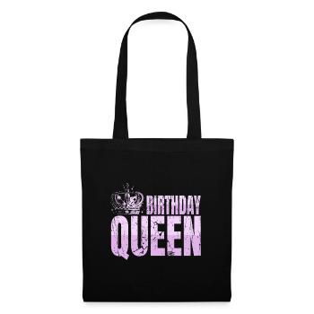 Anniversaire Reine Femmes Anniversaire Reine - Sac en tissu - noir - Devant