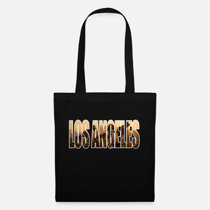 los angeles - Stoffbeutel - Schwarz