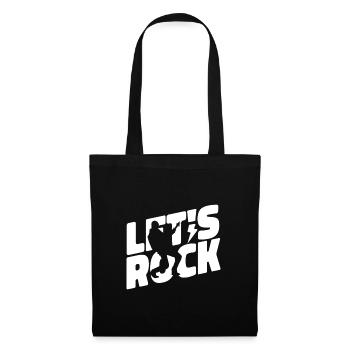 Let's Rock Guitar Musician Music Lovers - Tote Bag - black - Front