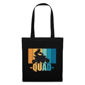 Quad Quad Driver Offroad Motorsport Cadeau - Sac en tissu - noir - Devant