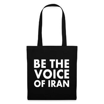 Be the voice of iran - Tote Bag - black - Front