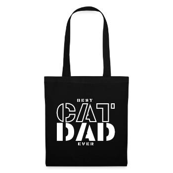 Best Daddy Cat Design - Tote Bag - black - Front